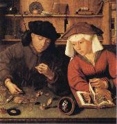 MASSYS, Quentin The Money-changer and his Wife oil painting reproduction